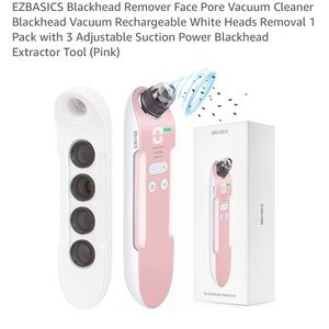 NIB EZBASICS Blackhead Remover Pore Vacuum Pink